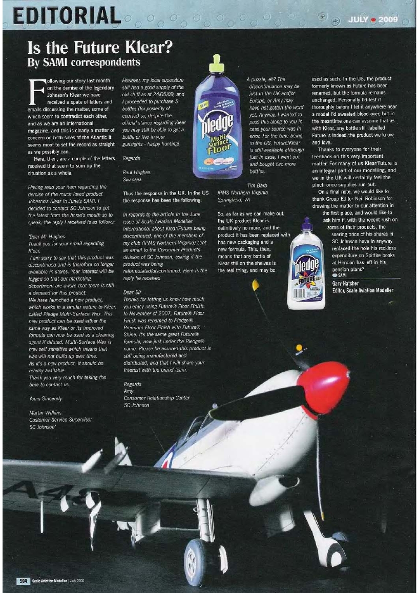 Scale Aviation Modeller International 2009-07